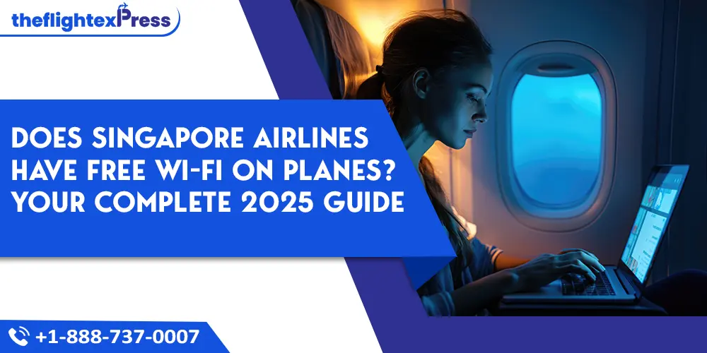 Does Singapore Airlines have free Wi-Fi on planes? Your Complete 2025 Guide | TheflightexPress